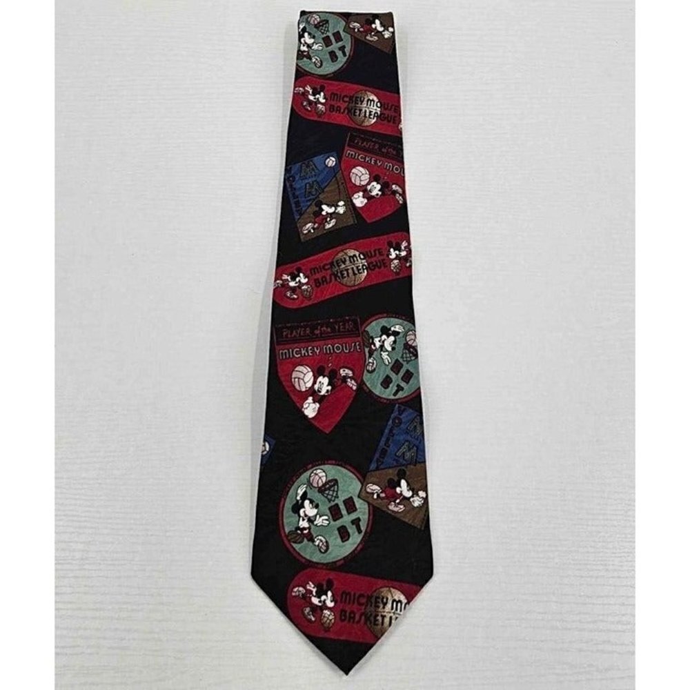 Disney Mickey Mouse Basketball League Mens Tie (M)